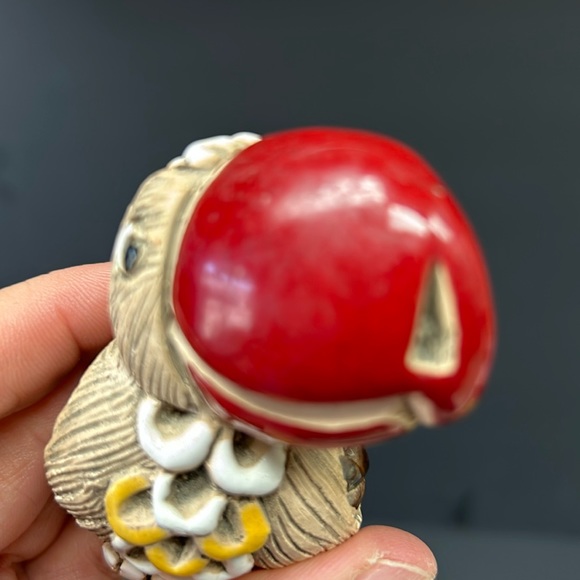 Vintage retired ARTESANIA RINCONADA hand made Parrot figure Made in Uru… - Picture 3 of 7